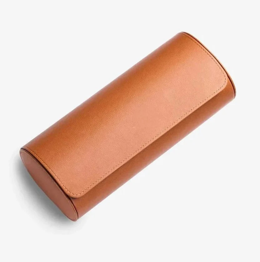 Leather Watch Roll - 3 Piece