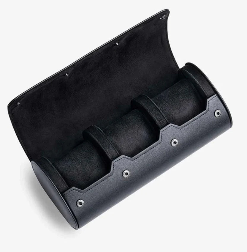 Leather Watch Roll - 3 Piece
