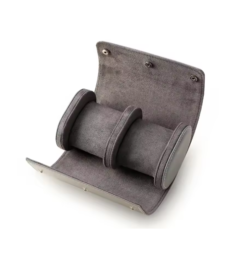 Leather Watch Roll - 2 Piece