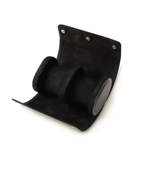Leather Watch Roll - 2 Piece